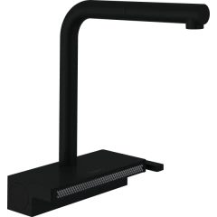 Смеситель для кухни, с вытяжным душем, Aquno Select M81 Hansgrohe, 73836670 цвет: черный