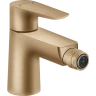 Купить купить смеситель для биде со сливным гарнитуром, talis e hansgrohe, 71720140 цвет: бронза