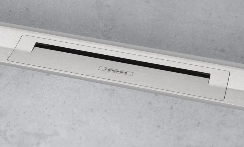 Купить купить внешняя часть трапа для душа 100 см, укорачиваемая, raindrain flex hansgrohe, 56053000 цвет: хром