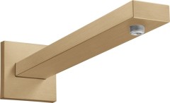 Душевой кронштейн настенный 389 мм, Square Hansgrohe, 27694140 цвет: бронза