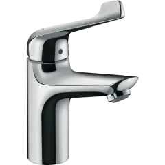 Смеситель для раковины со сливным гарнитуром с удлиненной рукояткой, Novus Hansgrohe, 71921000 цвет: хром