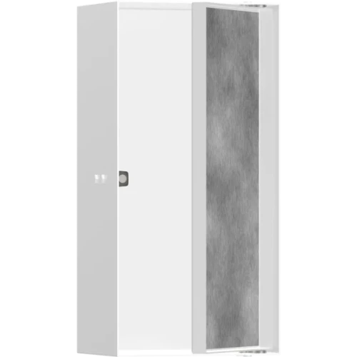 Купить купить настенный короб с дверью для облицовки плиткой, 30х15х10 см, xtrastoris rock hansgrohe, 56082700 цвет: белый