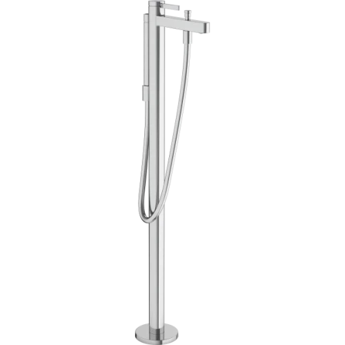 Купить купить смеситель для ванны напольного монтажа, finoris hansgrohe, 76445000 цвет: хром