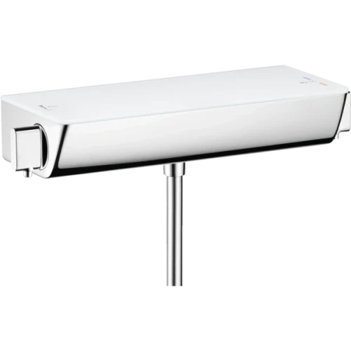 Купить купить смеситель для душа с термостатом, ecostat select hansgrohe, 13161400 цвет: белый