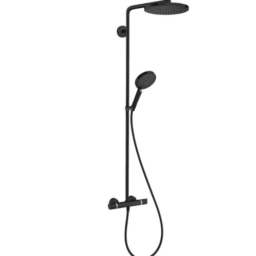 Купить купить душевая стойка с термостатом, raindance hansgrohe, 27633670 цвет: черный