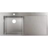 Купить купить раковина для кухни, врезная с правым крылом, s71 hansgrohe, 43331800 цвет: нержавеющая сталь
