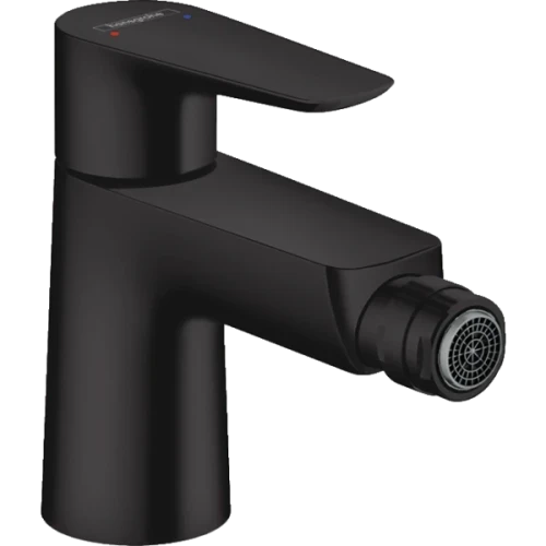 Купить купить смеситель для биде со сливным гарнитуром, talis e hansgrohe, 71720670 цвет: черный