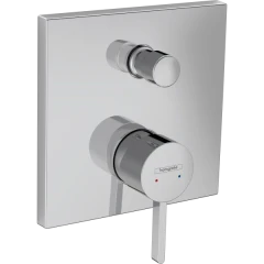 Смеситель для ванны скрытого монтажа, со встроенной защитной комбинацией EN1717, Finoris Hansgrohe, 76416000 цвет: хром