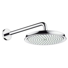 Верхний душ 270 с настенным кронштейном, Raindance Classic Hansgrohe, 27424000 цвет: хром