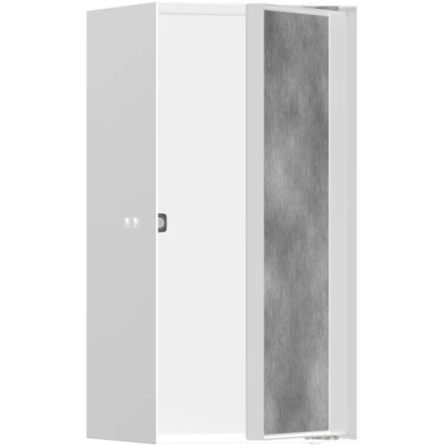 Купить купить настенный короб с дверью для облицовки плиткой, 30х15х14 см, xtrastoris rock hansgrohe, 56088700 цвет: белый