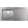 Купить купить раковина для кухни, врезная с правым крылом, s71 hansgrohe, 43332800 цвет: нержавеющая сталь