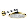 Купить купить верхний душ 270 с настенным кронштейном, raindance classic hansgrohe, 27424090 цвет: золото