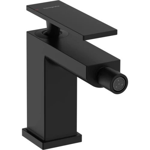 Купить купить смеситель для биде со сливным гарнитуром, tecturis e hansgrohe, 73200670 цвет: черный
