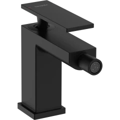 Смеситель для биде со сливным гарнитуром, Tecturis E Hansgrohe, 73200670 цвет: черный