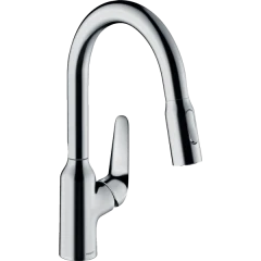 Смеситель для кухни, с вытяжным душем, Focus M42 Hansgrohe, 71801000 цвет: хром