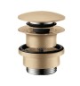 Купить купить выпуск для раковины и биде push-open, hansgrohe, 50100140 цвет: бронза