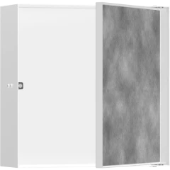 Настенный короб с дверью для облицовки плиткой, 30х30х10 см, XtraStoris Rock Hansgrohe, 56085700 цвет: белый