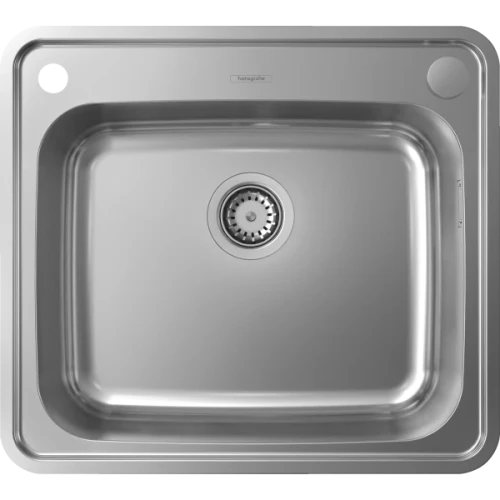 Купить купить раковина для кухни, врезная, s41 hansgrohe, 43336800 цвет: нержавеющая сталь