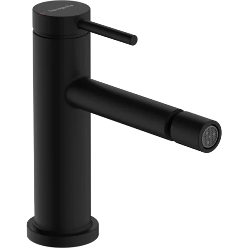 Купить купить смеситель для биде со сливным гарнитуром, tecturis e hansgrohe, 73201670 цвет: черный