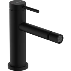 Смеситель для биде со сливным гарнитуром, Tecturis E Hansgrohe, 73201670 цвет: черный