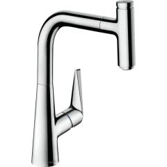 Смеситель для кухни, с вытяжным изливом, Talis Select M51 Hansgrohe, 73852000 цвет: хром