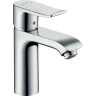 Купить купить смеситель для раковины lowflow со сливным гарнитуром, metris hansgrohe, 31203000 цвет: хром