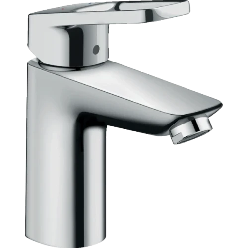 Купить купить смеситель для раковины со сливным гарнитуром, logis loop hansgrohe, 71151000 цвет: хром