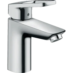 Смеситель для раковины со сливным гарнитуром, Logis Loop Hansgrohe, 71151000 цвет: хром