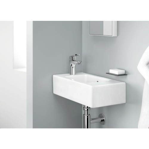 Купить купить смеситель для раковины со сливным гарнитуром, logis loop hansgrohe, 71151000 цвет: хром