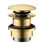 Купить купить выпуск для раковины и биде push-open, hansgrohe, 50100990 цвет: золото