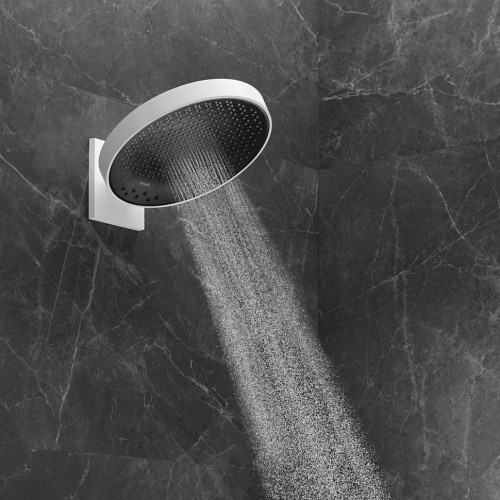 Купить купить верхний душ с настенным креплением скрытого монтажа, rainfinity hansgrohe, 26234000 цвет: хром