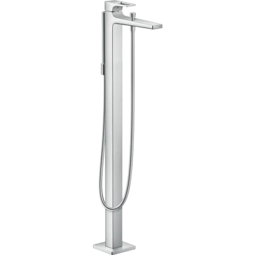 Купить купить смеситель для ванны напольного монтажа, metropol hansgrohe, 74532000 цвет: хром