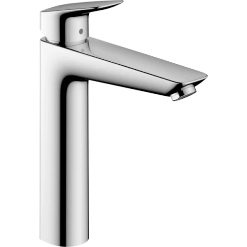 Купить купить смеситель для раковины со сливным гарнитуром, logis hansgrohe, 71090000 цвет: хром