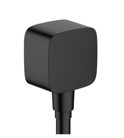 Купить купить шланговое подключение с клапаном обратного тока, fixfit hansgrohe, 26457670 цвет: черный