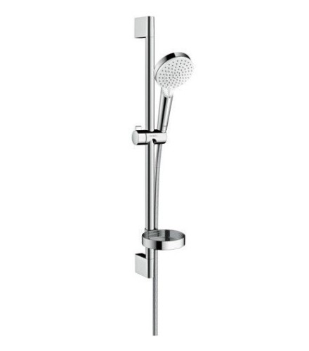 Купить купить душевой гарнитур vario со штангой 65см и мыльницей, crometta hansgrohe, 26553400 цвет: хром