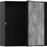 Купить купить настенный короб с дверью для облицовки плиткой, 30х30х10 см, xtrastoris rock hansgrohe, 56085670 цвет: черный