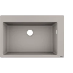 Раковина для кухни, врезная, S51 Hansgrohe, 43313380 цвет: серый