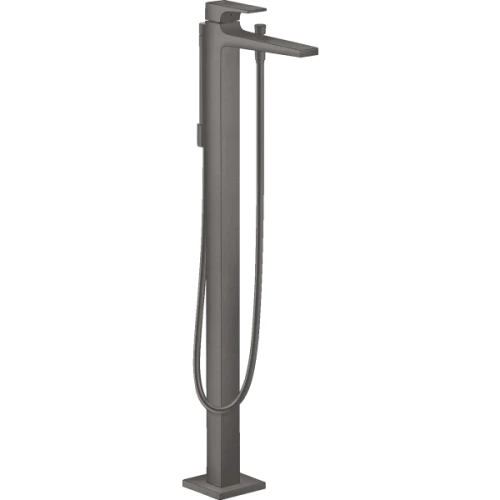 Купить купить смеситель для ванны напольного монтажа, metropol hansgrohe, 32532340 цвет: черный