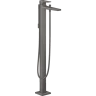 Купить купить смеситель для ванны напольного монтажа, metropol hansgrohe, 32532340 цвет: черный