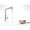 Купить купить смеситель для кухни, с вытяжным душем, metris m71 hansgrohe, 14820800 цвет: нержавеющая сталь