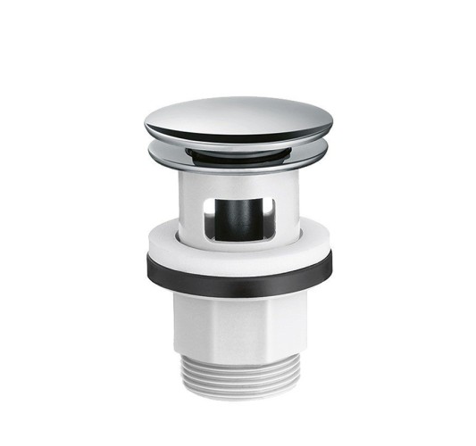 Купить купить сливной набор для раковины и биде push-open, hansgrohe, 50105000 цвет: хром