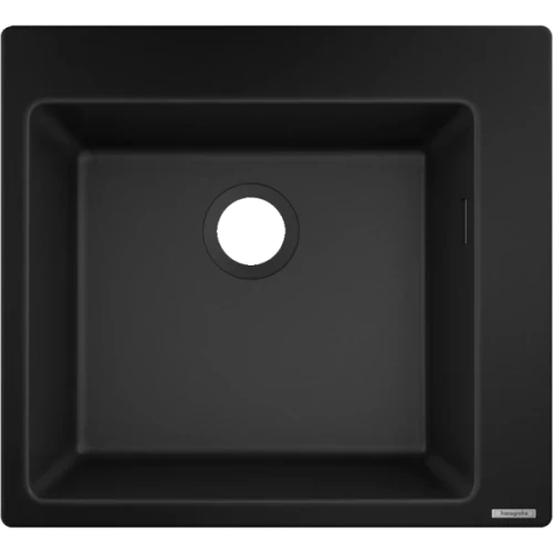 Купить купить раковина для кухни, врезная, s51 hansgrohe, 43312170 цвет: черный