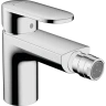 Купить купить смеситель для биде со сливным гарнитуром, vernis blend hansgrohe, 71210000 цвет: хром