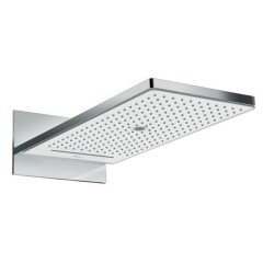 Верхний душ с настенным креплением скрытого монтажа, Rainmaker Select Hansgrohe, 24001400 цвет: хром