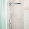 Купить купить верхний душ с настенным креплением скрытого монтажа, rainmaker select hansgrohe, 24001400 цвет: хром