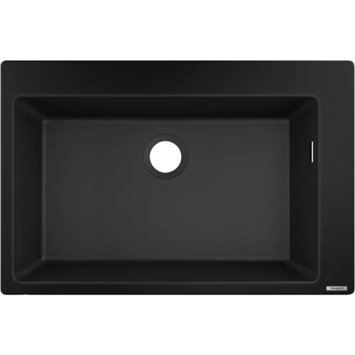 Купить купить раковина для кухни, врезная, s51 hansgrohe, 43313170 цвет: черный