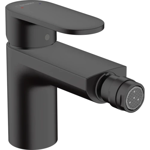 Купить купить смеситель для биде со сливным гарнитуром, vernis blend hansgrohe, 71210670 цвет: черный