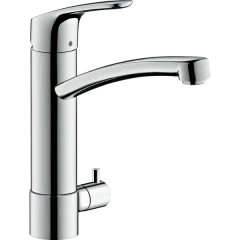 Смеситель для кухни, с запорным вентилем, Focus M41 Hansgrohe, 31803000 цвет: хром
