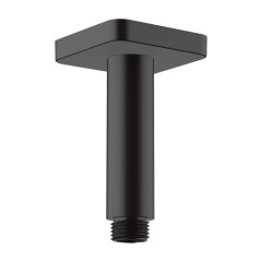 Душевой кронштейн потолочный 100 мм, Vernis Shape Hansgrohe, 26406670 цвет: черный