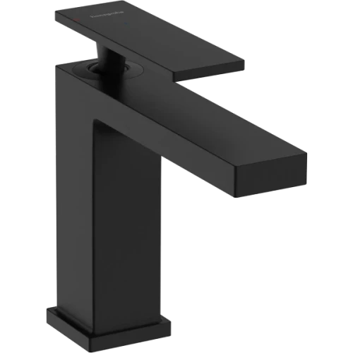 Купить купить смеситель для раковины coolstart, ecosmart+, tecturis e hansgrohe, 73012670 цвет: черный